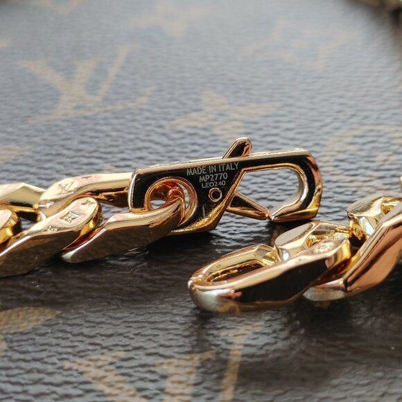 Louis Vuitton Gold Cuban necklace 159gr (New) - Picture 5 of 10